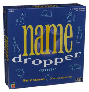 Name dropper game