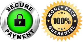 Secure payment and money back guarantee