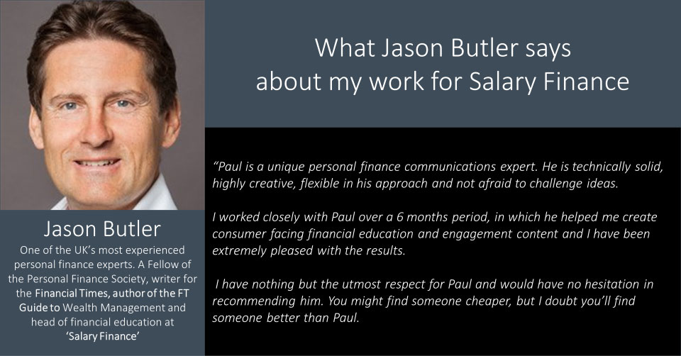 Jason Butler Testimonial. Paul Claireaux