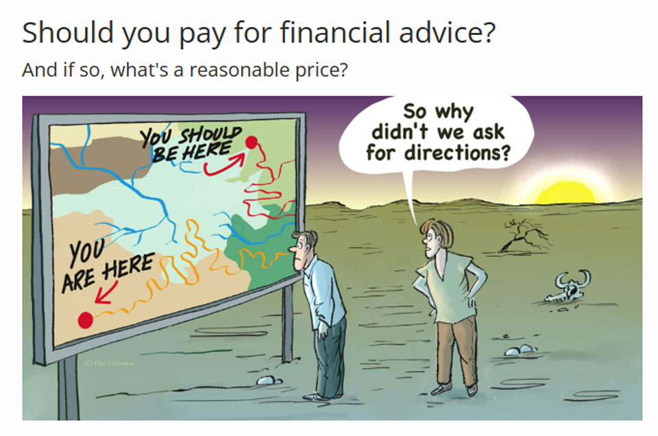 Should you pay for advice. Paul Claireaux