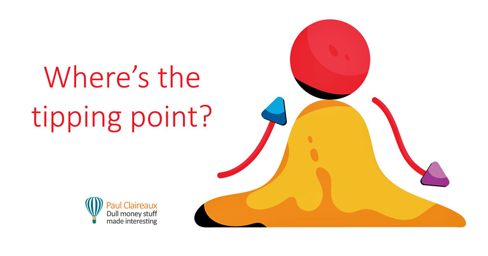 How much content do you need to reach the tipping point? Paul Claireaux